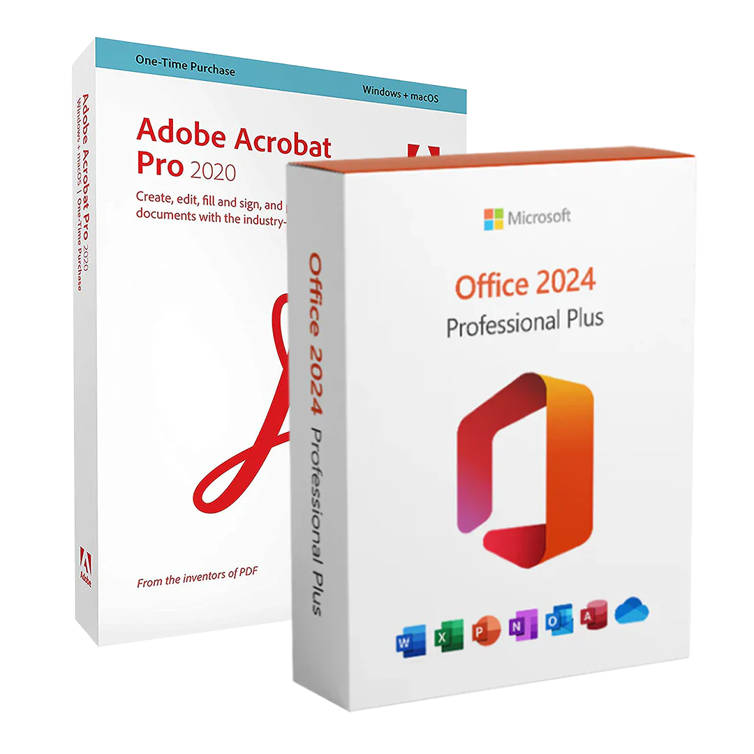 Microsoft Office 2024 Pro Plus + Adobe Acrobat Pro 2020